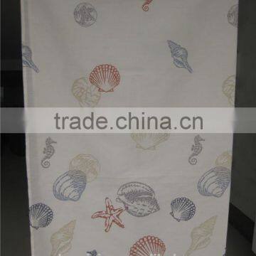 100% Polyester Printed Shower Curtain Design