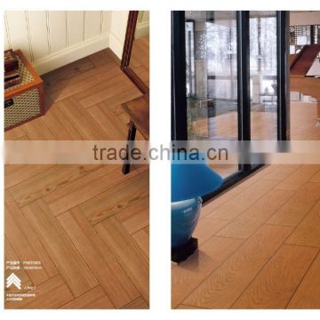 Non slip wood look ceramic floor tile for living room