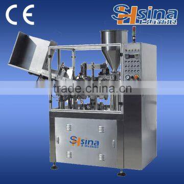 composite plastic tube filling and sealing machine