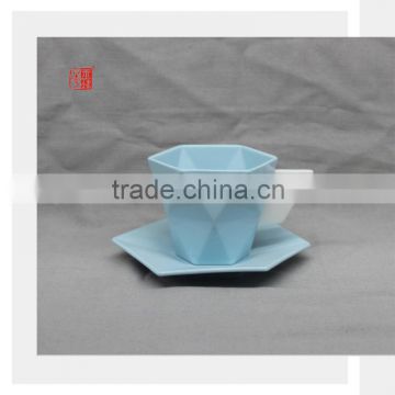 2015 Wholesale Ceramic Tea Cups and Saucers Set of 6