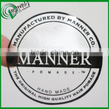 Factory price vinyl sticker brand name label for hair product packing