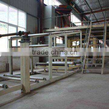 Gypsum board production machine