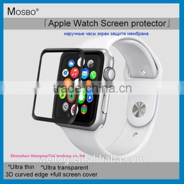 9H3D full curved Tempered glass screen protector / screen film for iphone watch