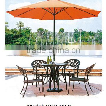 Red Umbrella Tent Protect the Aluminum Coffee Table and Charis Sale from UGO Furniture