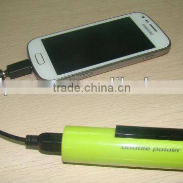 5V,2200mAh protable instant power bank mobile phone charger for samsung