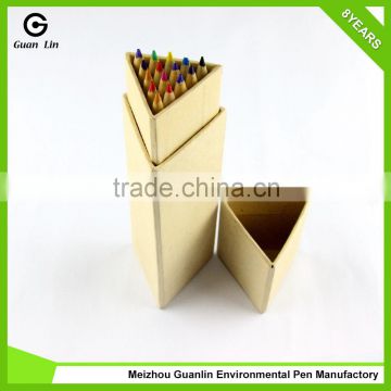 Waste paper recycling Colored Lead Eco-friendly Paper Pencil