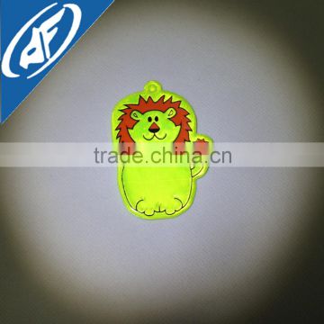 Lion PVC Reflective safety key accessories & animal shape