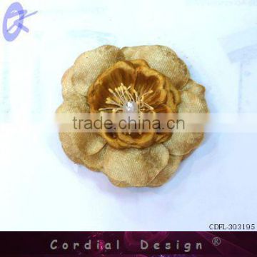 2013 New design handmade fabric flowers for decoration