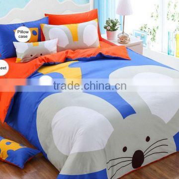 The Timid Mouse 100% cotton Lovely 3D girls bedding set
