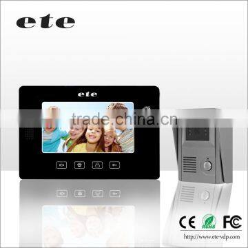 7" TFT LCD color outdoor security camera DC15V / AC 100V-250V Power capture video door phone intercom videophone video portafon