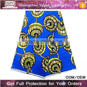 china factory wholesale high quality comfortable dress cord 100% cotton african print rayon fabric