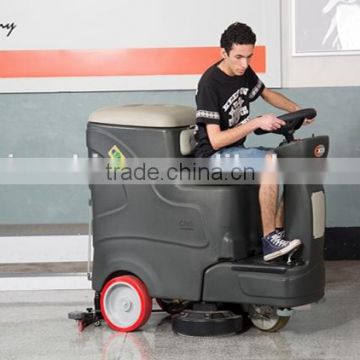 Multifunctional ride on floor cleaning machine