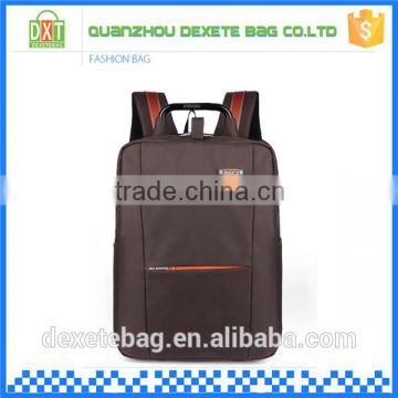 Wholesale china waterproof polyester boys school brown fashion backpack