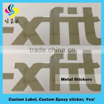 alphabet sticker labels with gold stamping label car body sticker design