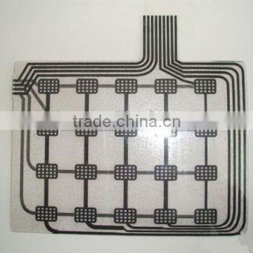 Membrane switch conducting circuit, flexible circuit switch
