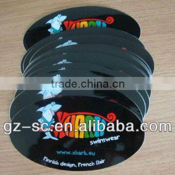 Die cut PVC Custom Stickers with strong glue for car