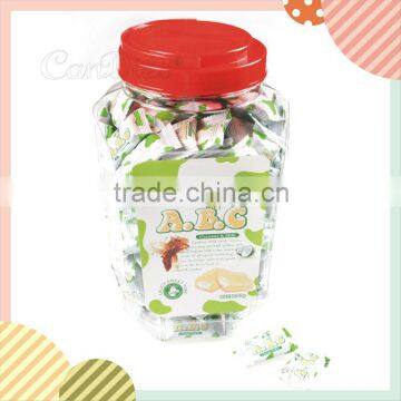 ABC 1000g coconut filling milk candy in jar