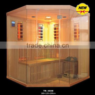 2016 infrared Steam Sauna Combination For 6-8 Person (CE/RoHS/ETL)