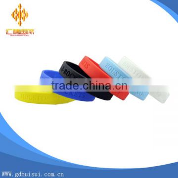 Top sale cheapest colorful debossed wristband customize silicone bracelet