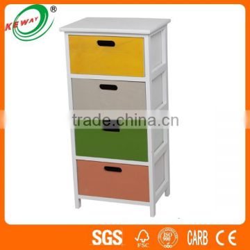 New Design Colorful Wood Cabinet with Drawers