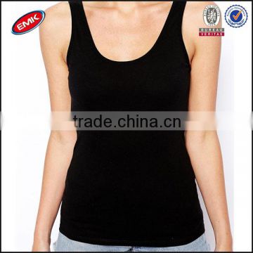 wholesale women tight clothes plain stringer tank top made in china