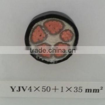3+1/4+1/3+2 core 50mm2 power cable with copper core (PVC) 600/1000V