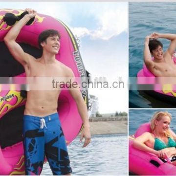 High quality tube 2 person water sports towable inflatable water ski tube