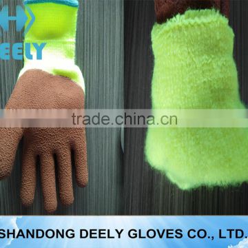 Thermal Acrylic Grip Latex Work Gloves For Outdoor Works