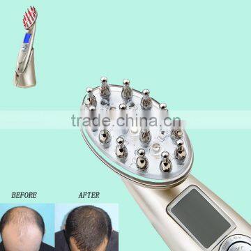 skinyang professional manufacture new High level cheap personalized hair comb electric hair growth laser comb