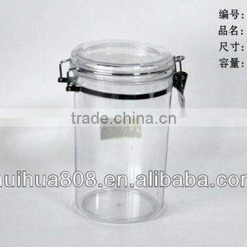 Dry food container,plastic jar with airtight lid