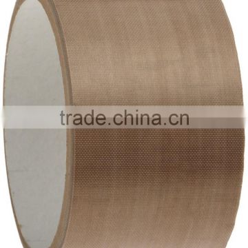 PTFE Coated Fiberglass with Silicone Adhesive, No Liner, 3mm Thick, Tan, 2" Width x 5 Yard Roll