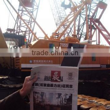 used high quality original japan kobelco 7055 55ton crawler crane in shanghai look for an agent for it