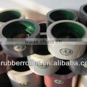 White 4 Inch Iron Drum Rice Mill Rubber Roller