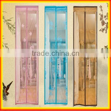 China supplier magnetic soft polyester screen net door