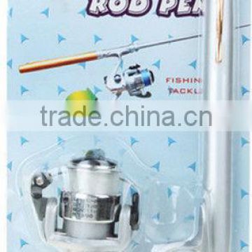 Mini Pocket Pen Fish Fishing Rod + Mini Reel + Line Aluminium Set New