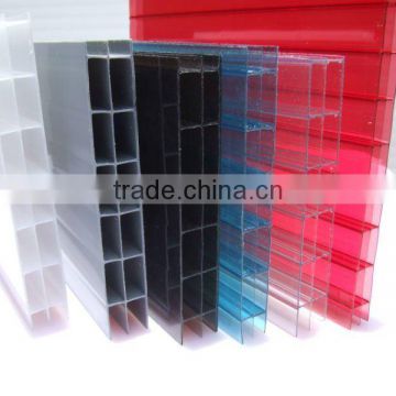 PC hollow sheet,polycarbonate hollow sheet,GhouZhou PC sheet,PC sheet, plastic roofing panel, PC multiwall sheet