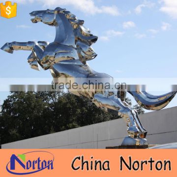 high polished customized stainless steel sculpture for business NTS-576X