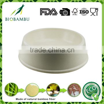 Professional Pro-environment Portable bamboo fiber dog bowl