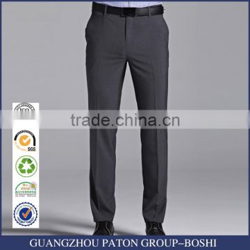 2016 Custom Factory Price Formal Grey Man Pants