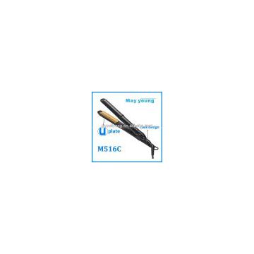 Arc-shape plate hair iron hair styler machine M516C