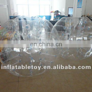 High quality inflatable pumper ball for impact fun/ body zorb ball/bang bang ball