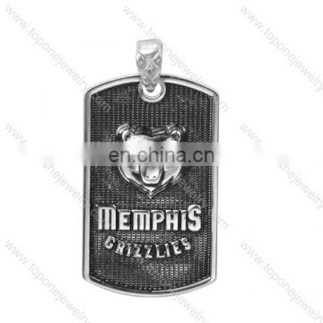 2017 stainless steel ancient jewelry memphis grizzlies necklace pendant