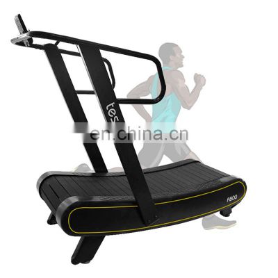 running machine woodway Gym Curved treadmill & air runner  heavy load capacity with resistance bar  exercise equipment
