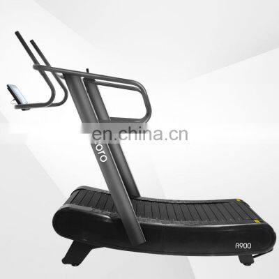 Self-Generating Woodway Curve Treadmill Fitness Equipment  Commercial Use Running Machine curved treadmill running machine