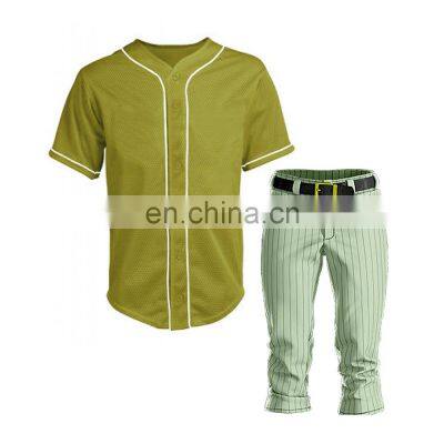 Wholesale Sublimation Printing Sets Men Baseball Jersey Shirt Team Baseball Jersey Custom Design Baseball