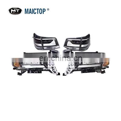 MAICTOP Car lighting system Led Black Fog Light Taillight Head light For Land Cruiser 200 lc200 fj200 2016-2019