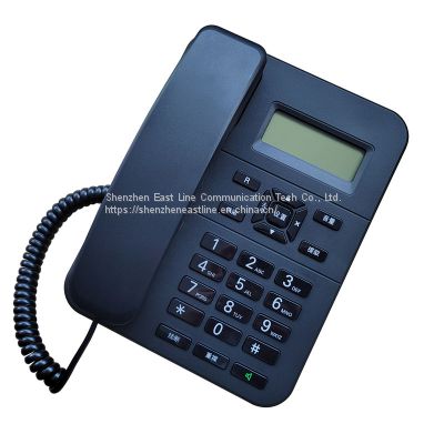 China Best Caller ID Corded Phone PABX Wired Telephone Set Factory