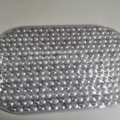 Transparent bubble bath mat PVC material