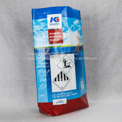 Made In China Plastic Bopp Woven Bag Packaging 20kg 25kg Fertilizer PP Woven Bags