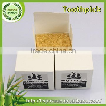 New Wholesale super quality single point bamboo toothpicks